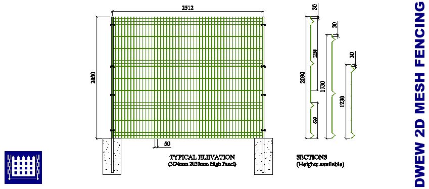 3D 5mm Profiled Weld Mesh Fencing